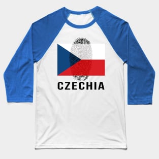 Czech Republic Flag DNA Baseball T-Shirt